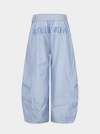 SoftEarth - Women's Plaid Panel Belt Straight-Leg Pants