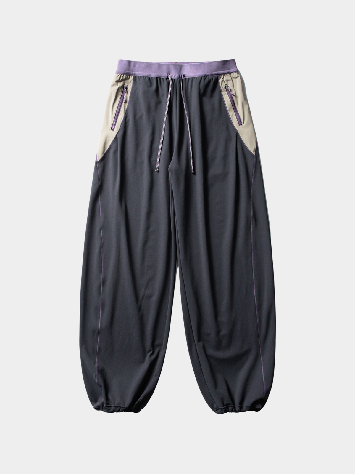 RunFlow - Contrast Stitch Lightweight Quick-Dry Paratrooper Pants